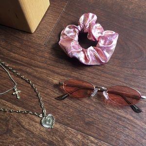 Oval Pink Lens Sunnies